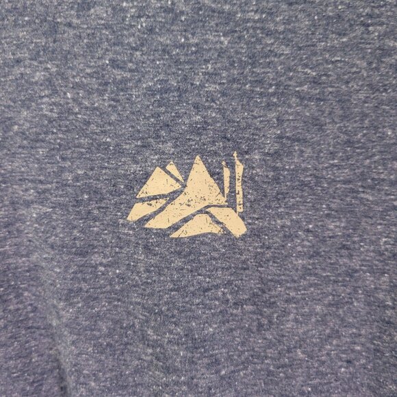 Maloja Heather Blue M T-Shirt With Mountain Design - Picture 3 of 9
